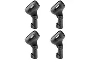 4PK Hercules Mic Holder Clip Adaptor Mount for 25mm-30mm Microphone Stand Black