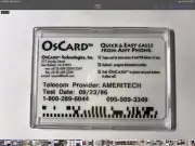 00 TESTING PROOFING FOR AMERITECH ) CLAUDE MONET PHONECARD