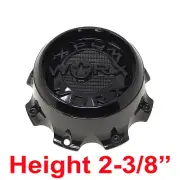CAP-WX-8T-BB21 / Worx Alloy Gloss Black Bolt On Center Cap