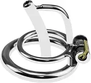 Sex Toys Chastity Cage Inverted Chastity Lock Stainless Steel Male Metal Beginner Device Penis Ring Prevent Erection Couple SM Penis Cage
