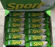 Full Box Hungarian Sport Szelet White Rum Cocoa Flavors Covered White Chocolate