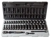 Dual Action 10143501 - Socket Set Thinwall 3/8" Drive 35 Piece Metric - Std & Deep