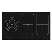 ASKO Pro Series 90cm 5 Zone Bridge Ceramic Induction Cooktop - Black