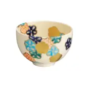 Kyo-yaki - Matcha bowl - GOSAI-HANANOMAI with box