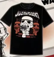 NEW (sealed) Funko Pop Tee Star Wars STORM TROOPER Black T-Shirt Size Small