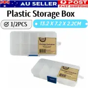 10 Compartment Craft Plastic Storage Box Container Jewellery Bead Oraganiser AU