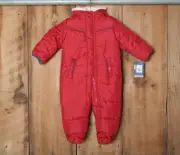 BEN SHERMAN Red Insulated Hooded Winter Puffer Snow Suit Sz. 6-9 Months