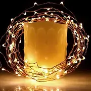 10m String Lights 100 LEDs 1pc Warm White Cold White Multi Color Waterproof Party Decorative USB Powered