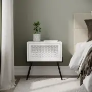Naive Nightstand, Nightstand for Bedroom, Bed Side Console,Modern Nightstand