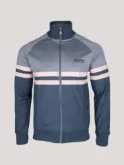 Ellesse Track Top Jacket Medium Settimana Retro 80s Grey Retro Full Zip Logo