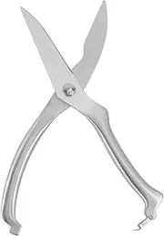 HOLIDYOYO Vegetable Meat Cutting Scissors Stainless Steel Chicken Bone Scissors Easy to Use for Kitchen Bbq