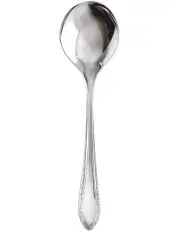 [Robert Welch] Kemble Texture Round Bowl Soup Spoon in Silver