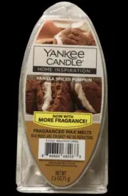 Yankee Candle Fragranced Wax Melts Vanilla Spiced Pumpkin 2.6 oz New Old Stock