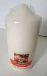 Candle Lite Holiday Egg Nog Fragranced White 2.8" X 6"