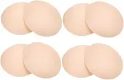 [Ipetboom] 4 Pairs Bra Inserts Removable Round Bra Cup Pad Inserts Women Bra Inserts Sports Bra Inserts Push Up Pads for Swimsuit Tops Adhesive Nipple Covers