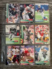 1995 Skybox Impact Football 9-Card Lot