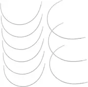 [BESPORTBLE] 10 Pairs Bra Underwire Replacement Steel Rings for Bras Comfortable Support Repair