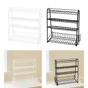 Spice Rack Organizer Seasoning Organizer Freestanding Multifunctional Bathroom