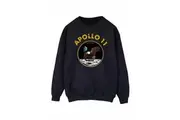 NASA Womens/Ladies Classic Apollo 11 Sweatshirt (Black) - UTBI2199