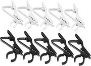 Milisten 1 Set Of Lapel Lavalier Mic Clip Replacement Lapel Microphone Clips Audio Recording Plastic Mic Mounts For Interviews Live Streams Presentations
