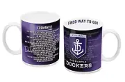 Fremantle Dockers Official AFL Team Theme Song 330ml Mug Coffee Tea Gift Box