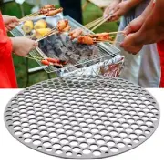 Stainless Steel Round Grill Net with Carbon Furnace Steam Nets for Pan Cooking