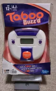 Taboo Buzz’d French Electronic Fast Pass Party Game Hasbro 2013 Brand New Sealed