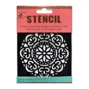 6 Pack Little Birdie Reusable Stencil 4"X4"-Mandala Extravaganza RUSNTL4-83418