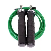 GND SR Speed Skipping Rope // Single Ball Bearing // Green Machine