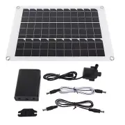 Solar Fountain Pump Kit 20W Panel Powered Water Submersible 12V For Bird Bath MT