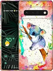 [GlamCase] for Google Pixel 6 Pro 5G, Google Pixel 6 Pro 5G Case - Koala Bear Watercolored Printed Slim & Sleek Cute Plastic Protective Designer Back Phone Case/Cover for Google Pixel 6 Pro 5G