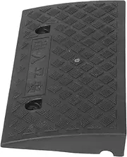 ETHZZLE Portable Plastic Rubber Ramp Lightweight Slope Pad for Wheelchair Car Motorcycle Anti-Skid Design for Driveway Use