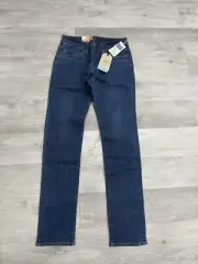Prana Hillgard Slim Fit Jean Pant Light Wash Blue Tapered Leg Men Size 28/32
