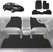 Outback GT 6D Diamond Custom-Fit Car Floor Mats, Compatible with for Toyota Corolla 2007-2012 | Heavy Duty | Anti-Slip | All Weather Protection | Car Accessories