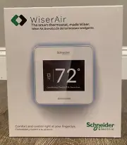 Schneider Electric WiserAir10WHTUS Home Wifi Smart Programmable Thermostat NIB