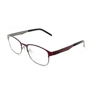 【全新特價】odbo 鈦金屬光學眼鏡鏡框 1197 C9 消光酒红色 輕量化無螺絲設計
