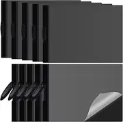 Dunzoom 10 Pack Clear Report Covers with Clip 11 x 17 Inches Portfolio Folder Resume Folders for Interview Large Report Covers for Office Documents Storage, Black