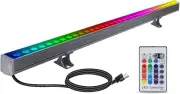 LED Wall Washer Light with RF Remote, 144W RGBW+5000K Landscape Linear Wall Wash