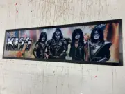 KISS RUBBER BACKED BAR MAT RUNNER PERFECT FOR BAR MAN CAVE