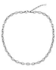 Samuel B. Silver Hammered Necklace