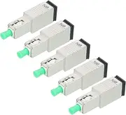 uxcell 5dB SC Fiber Attenuator, SC/APC SM Single Mode Fixed Fiber Optic Attenuator Male to Female for Fiber Optic Transmission Pack of 5