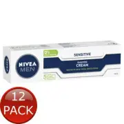 12 x Nivea Men Shaving Crm Sens 100Ml