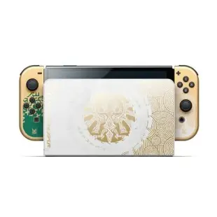 Nintendo Switch OLED款薩爾達傳說 王國之淚主機+螢幕保護貼