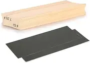 Veulrn 7.25 &15 Dual-Purpose Guitar Fretboard Radius Sanding Block, Fret Fretboard Leveling Sanding Block + Sanding Paper