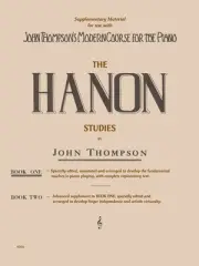 Hanon Studies Book 1 Piano Exercises Play Lessons John Thompson Willis Music