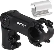 SATORI UP3 Bike Bicycle Riser Extension Adjustable Handlebar Stem 90mm x 31.8mm or 25.4mm with Included Shim - Great for Mountain Bike & Road Bike - 3D Forged Alloy