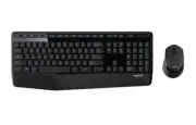 Logitech MK345 Wireless Keyboard & Mouse Combo Full Size 12 Media Key Long Batte