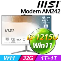 在飛比找PChome24h購物優惠-MSI Modern AM242 12M-678TW-SP6