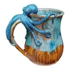 Dive Into Every Sip – Handmade Octopus Mug, 3D Octopus Ceramic Coffee Mug AU