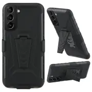 For Samsung S22+ S23 Ultra S20 S21 FE Shockproof Slim Case with Belt Clip Stand